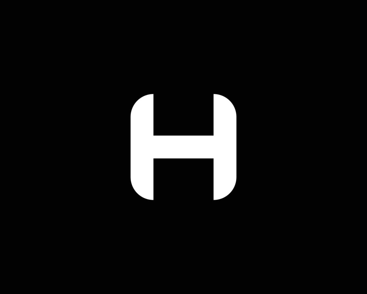 modèle de vecteur de conception de logo h