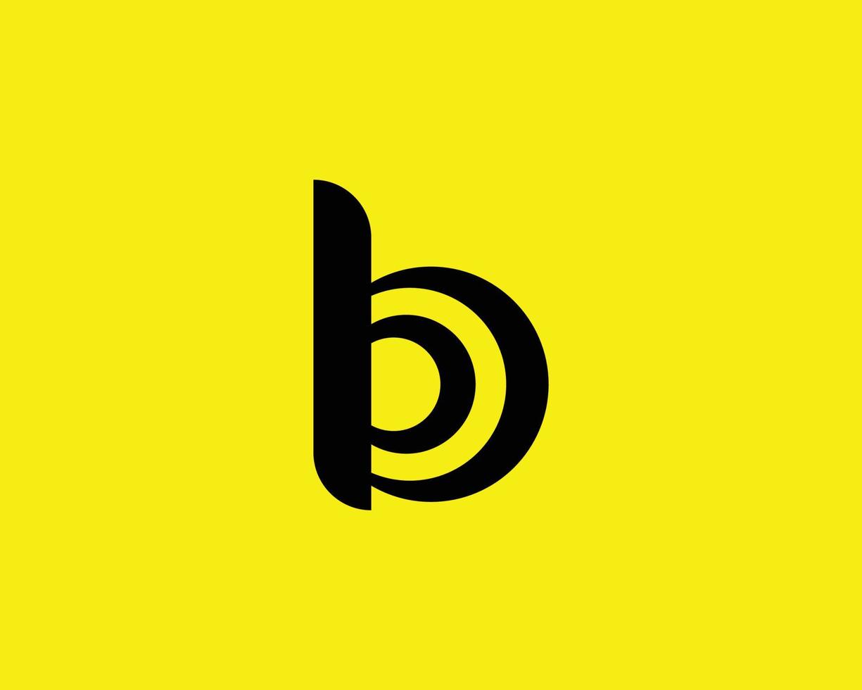 modèle de vecteur de conception de logo b