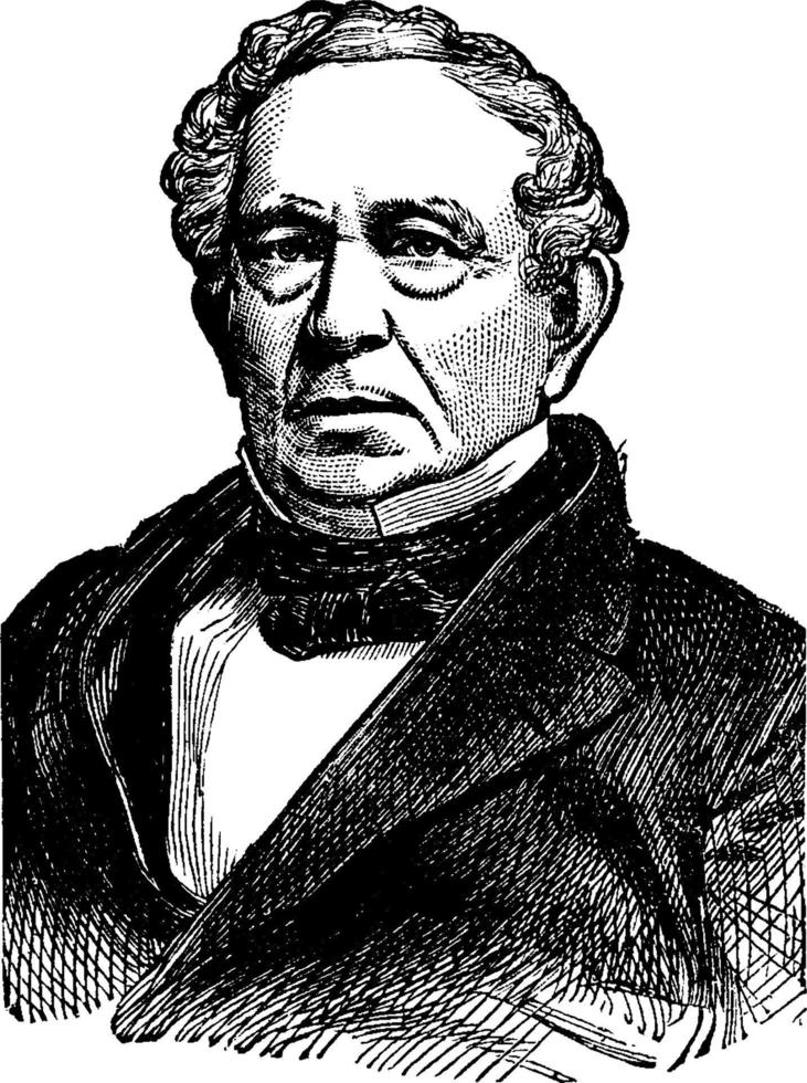 edward everett, illustration vintage vecteur