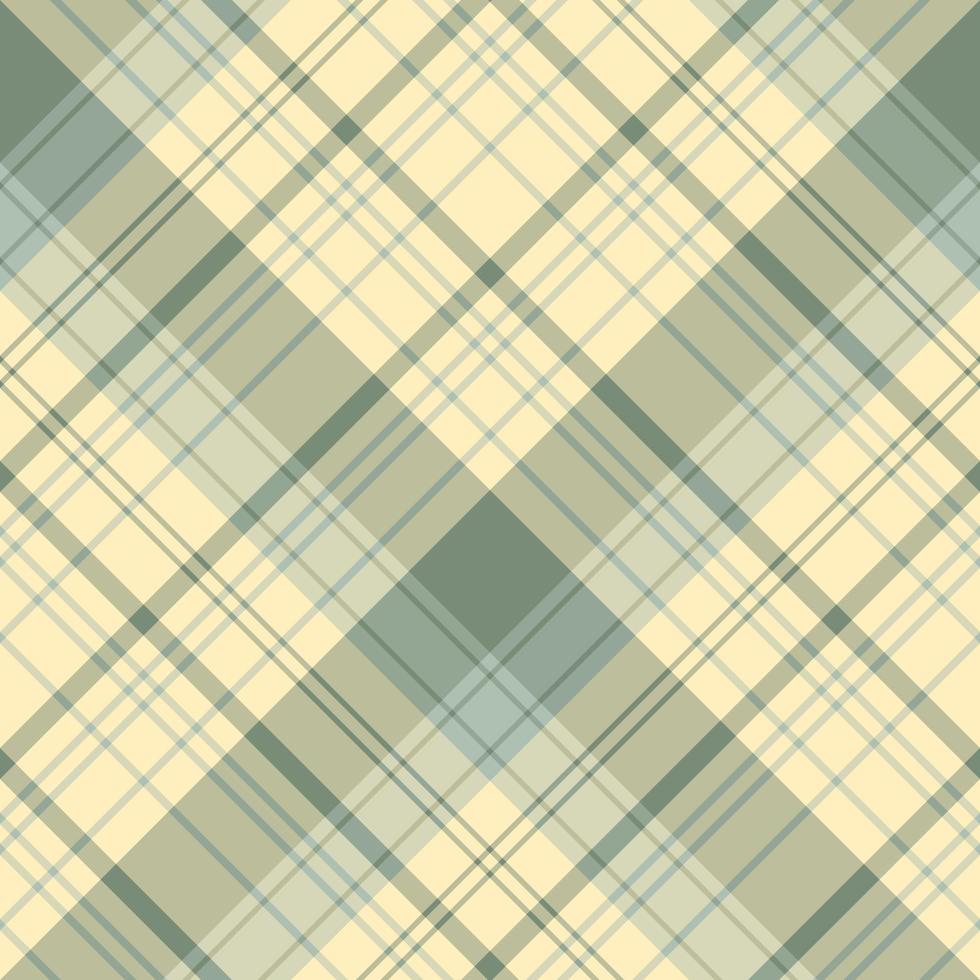 motif sans couture dans des couleurs gris-vert jaune clair et discrètes pour plaid, tissu, textile, vêtements, nappe et autres choses. image vectorielle. 2 vecteur