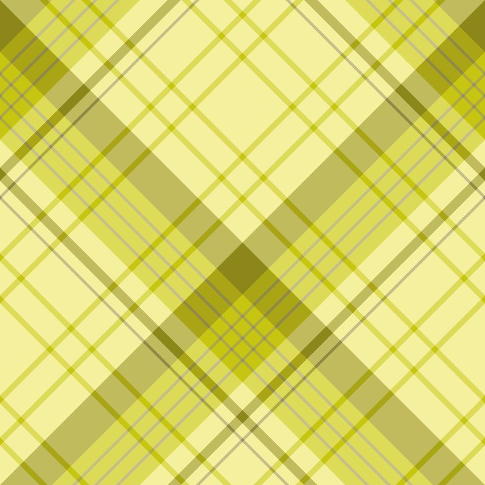 motif sans couture dans des couleurs jaunes discrètes simples pour le plaid, le tissu, le textile, les vêtements, la nappe et d'autres choses. image vectorielle. 2 vecteur