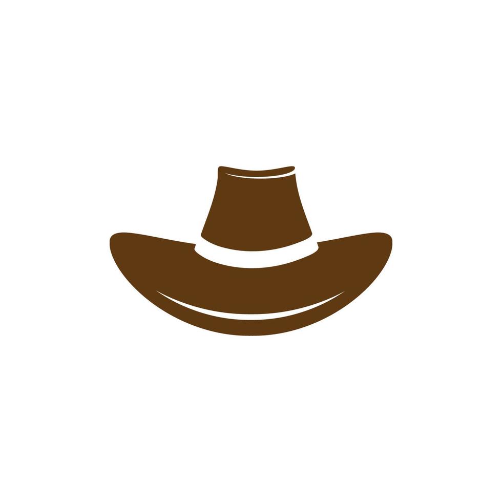 chapeau ouest vecteur icône illustration