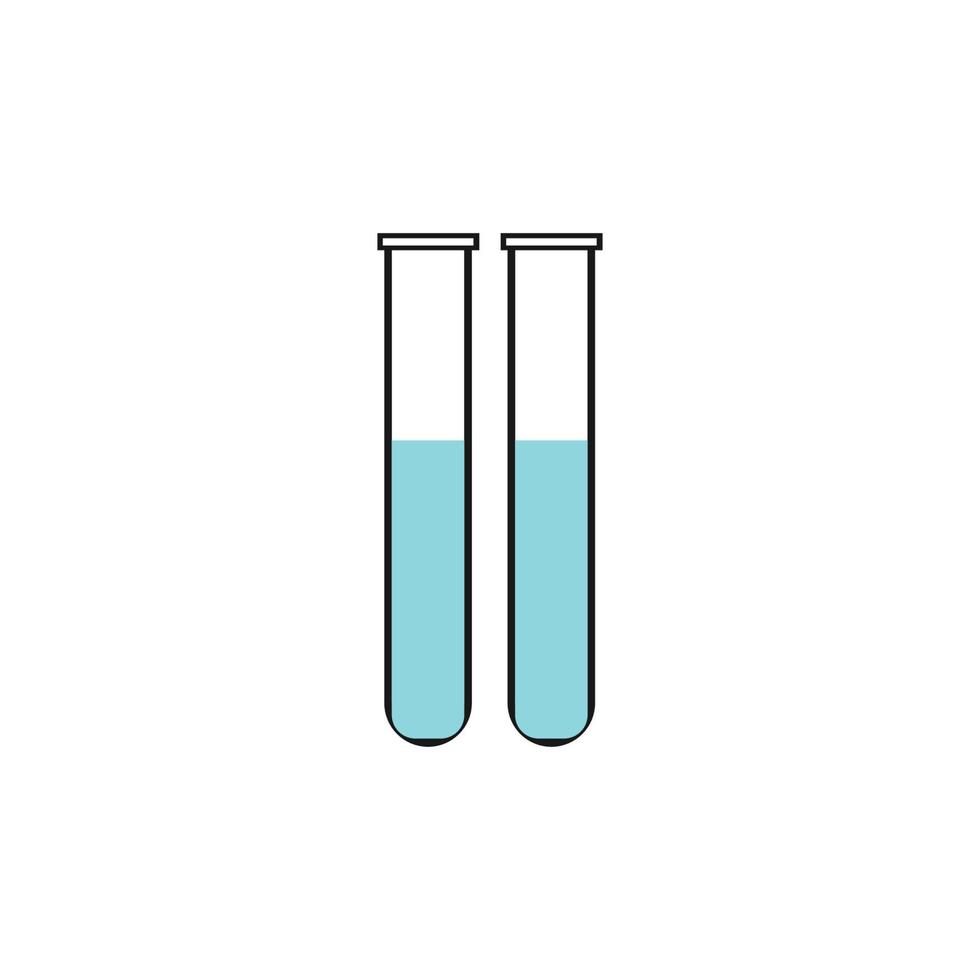 vecteur d'icône de verre de laboratoire