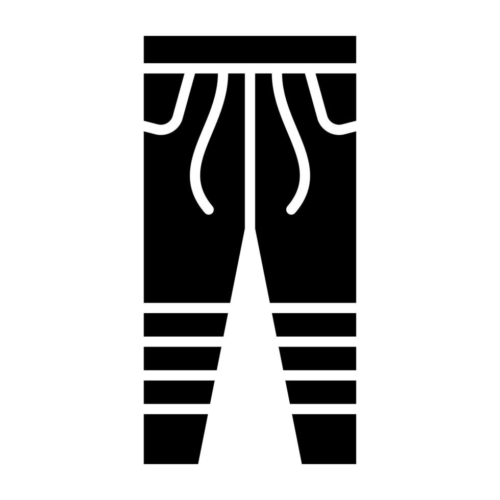 style d'icône de pantalon vecteur