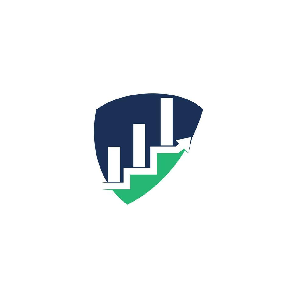 conception d'icône vectorielle de modèle de logo de finance d'entreprise. modèle de conception de logo financier et comptable d'entreprise vecteur