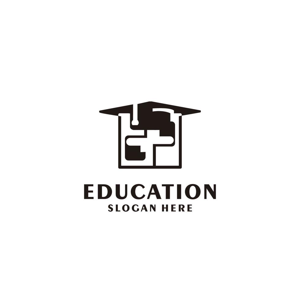 vecteur de logo de l'éducation