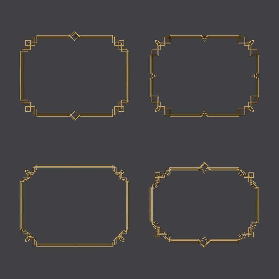 conception d'illustration vectorielle frontière vecteur