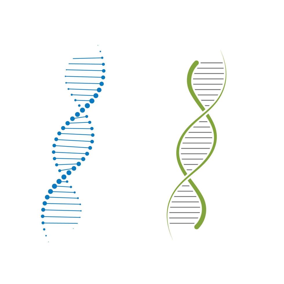 conception d'illustration d'icône de vecteur d'adn