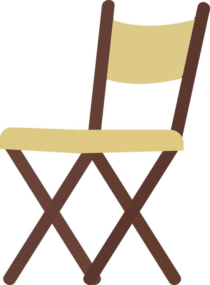 chaise, illustration, vecteur sur fond blanc.