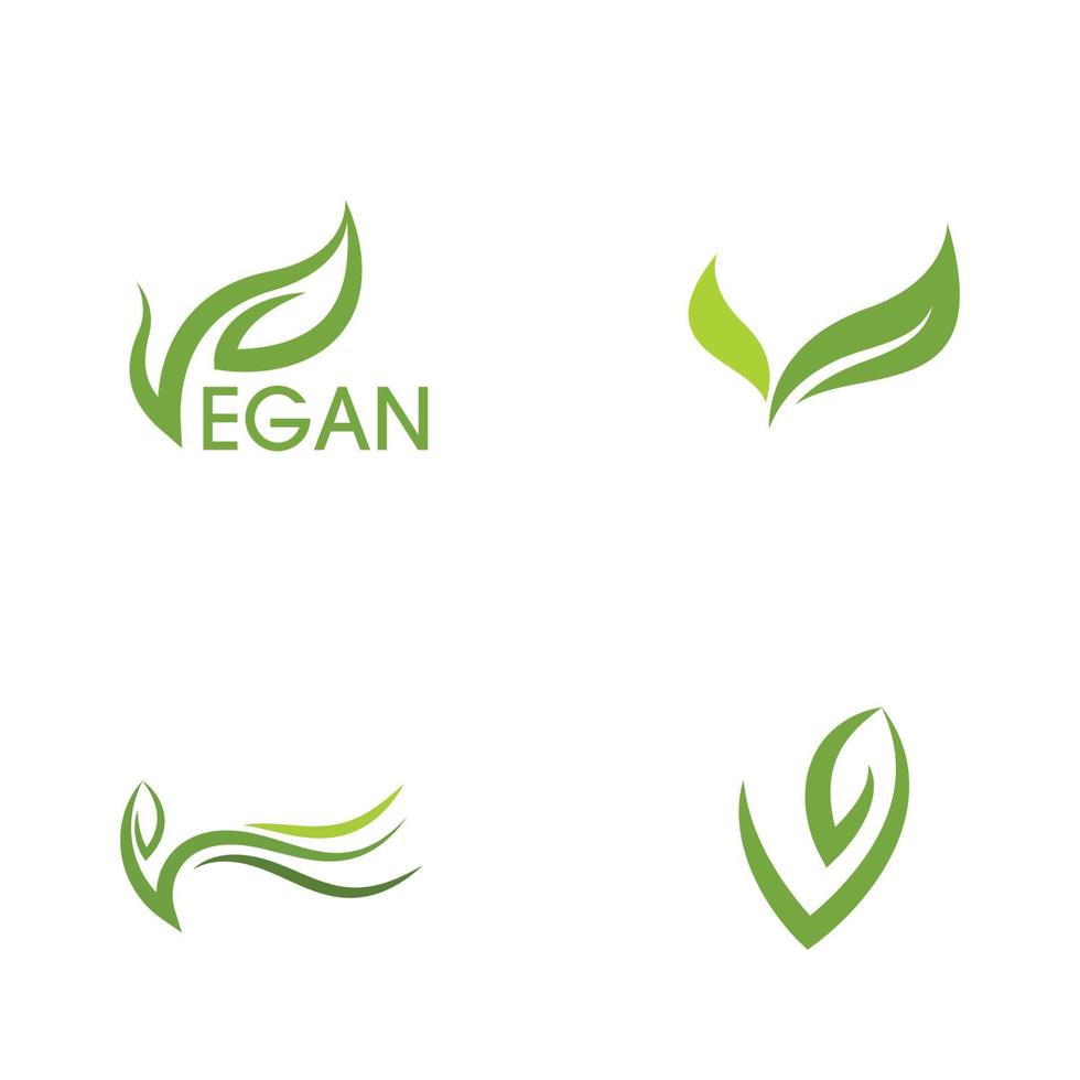 illustration d'icône vectorielle végétalienne vecteur