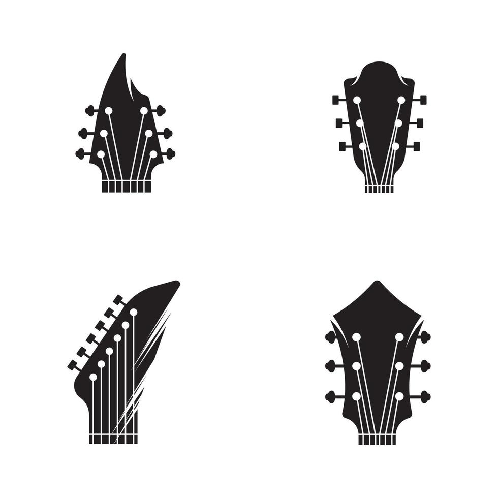 illustration d'icône de vecteur de guitare