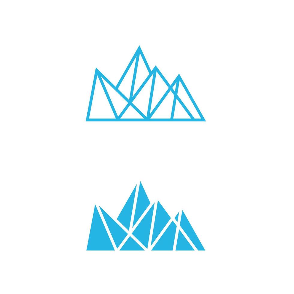 illustration vectorielle d'iceberg vecteur
