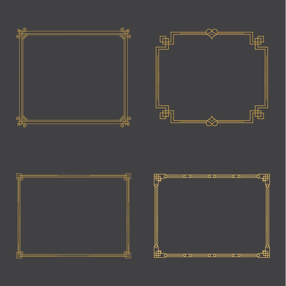 conception d'illustration vectorielle frontière vecteur