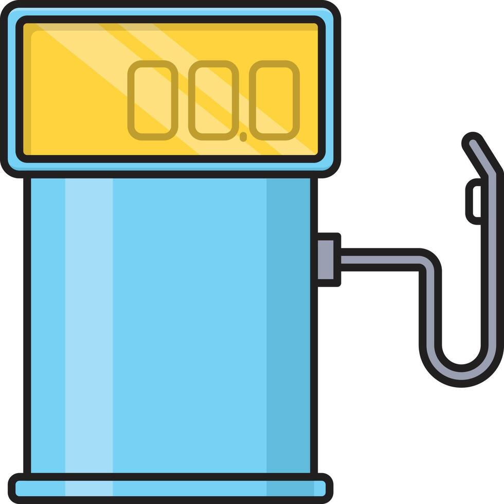 illustration vectorielle de carburant sur un fond. symboles de qualité premium. icônes vectorielles pour le concept et la conception graphique. vecteur