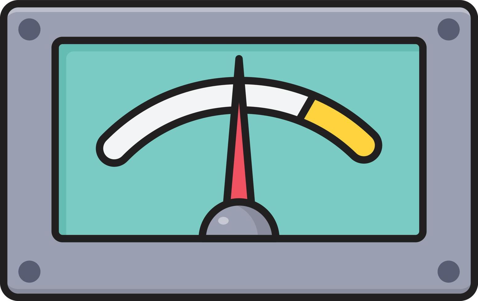 illustration vectorielle de compteur sur un fond. symboles de qualité premium. icônes vectorielles pour le concept et la conception graphique. vecteur