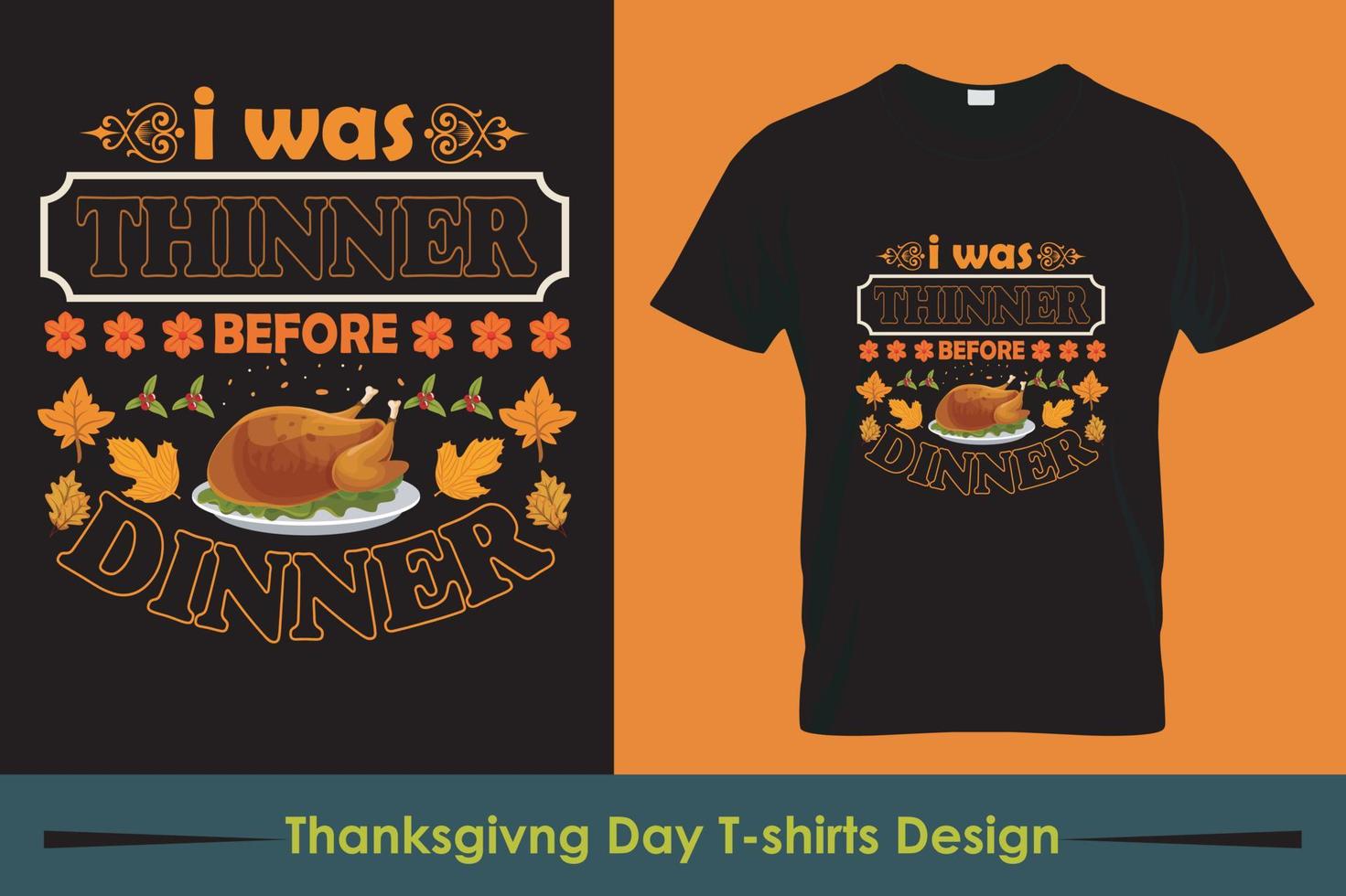 conception de t-shirt de thanksgiving, slogan de t-shirt et conception de vêtements, typographie, impression, illustration vectorielle vecteur gratuit