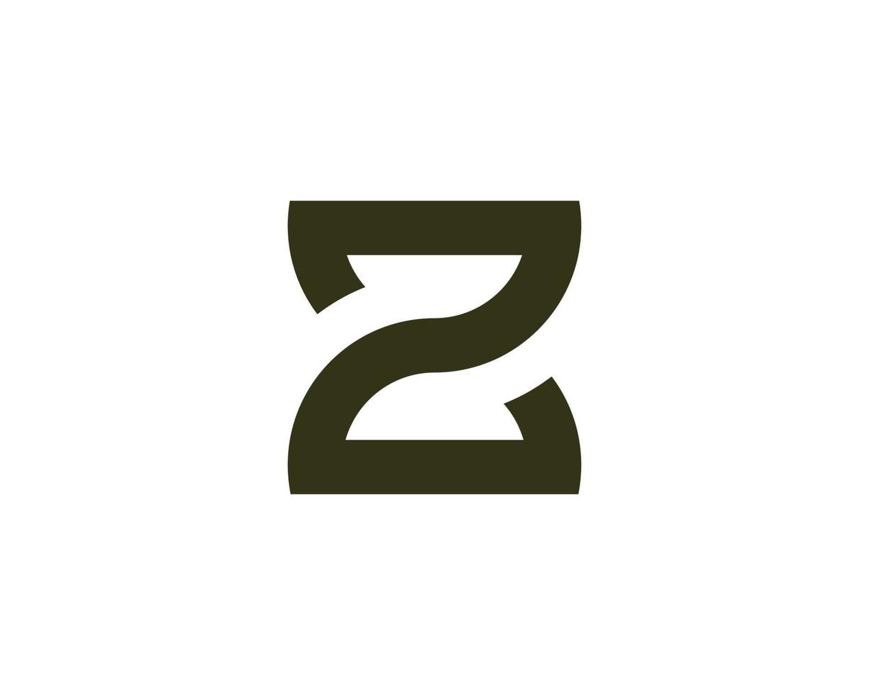 modèle de vecteur de conception de logo z zz