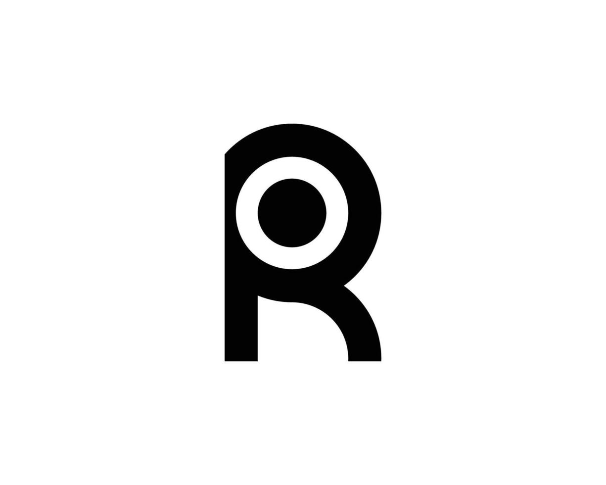 modèle de vecteur de conception de logo r