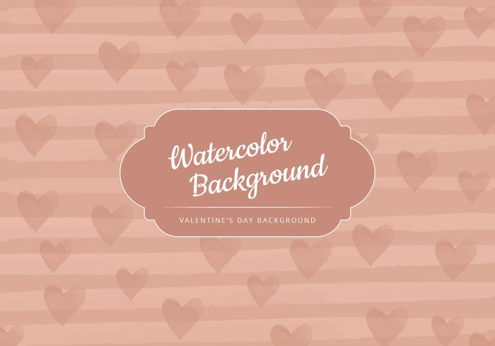 Vector Beige Valentine's Day Background
