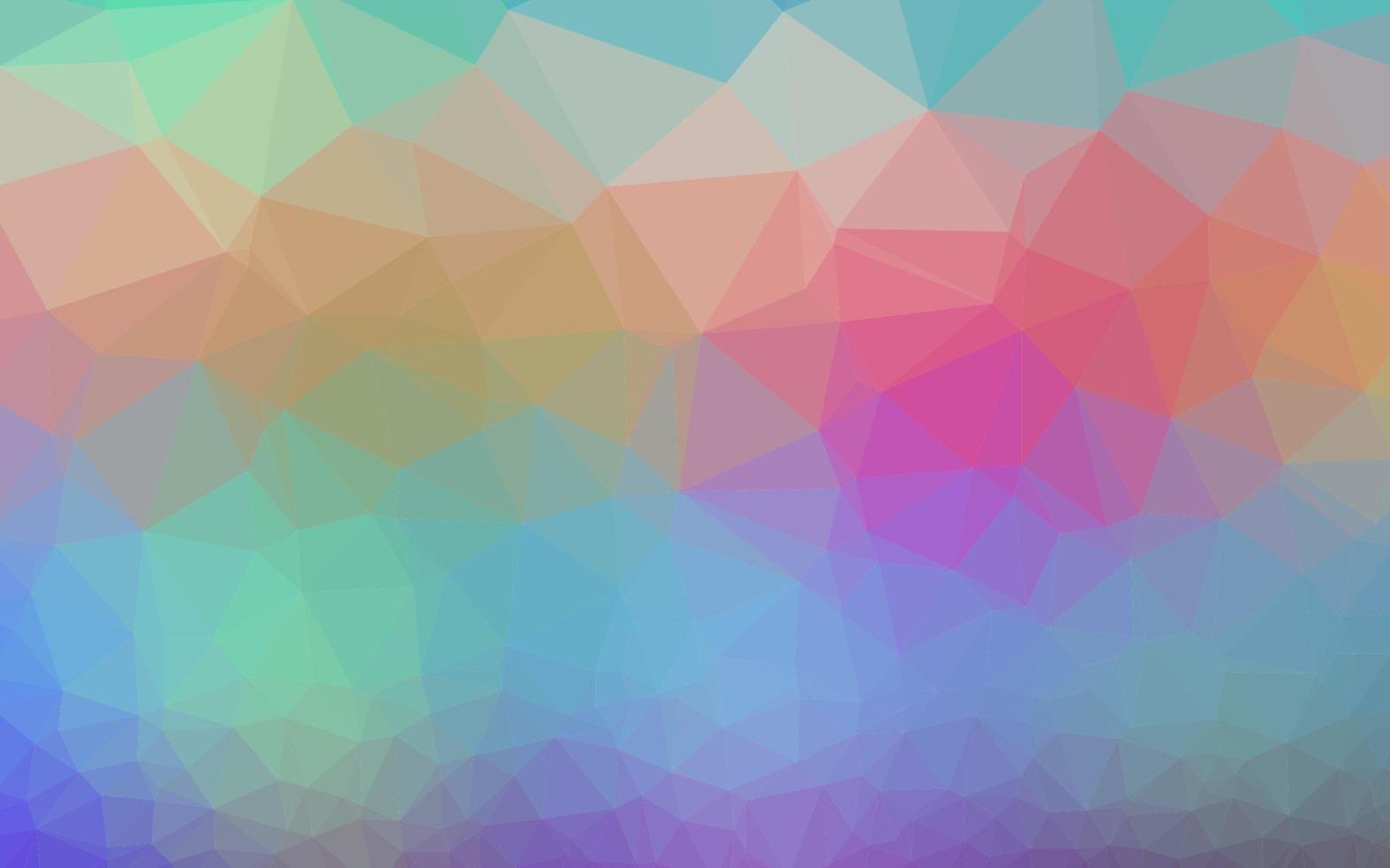 multicolore clair, motif de triangle flou vectoriel arc-en-ciel.