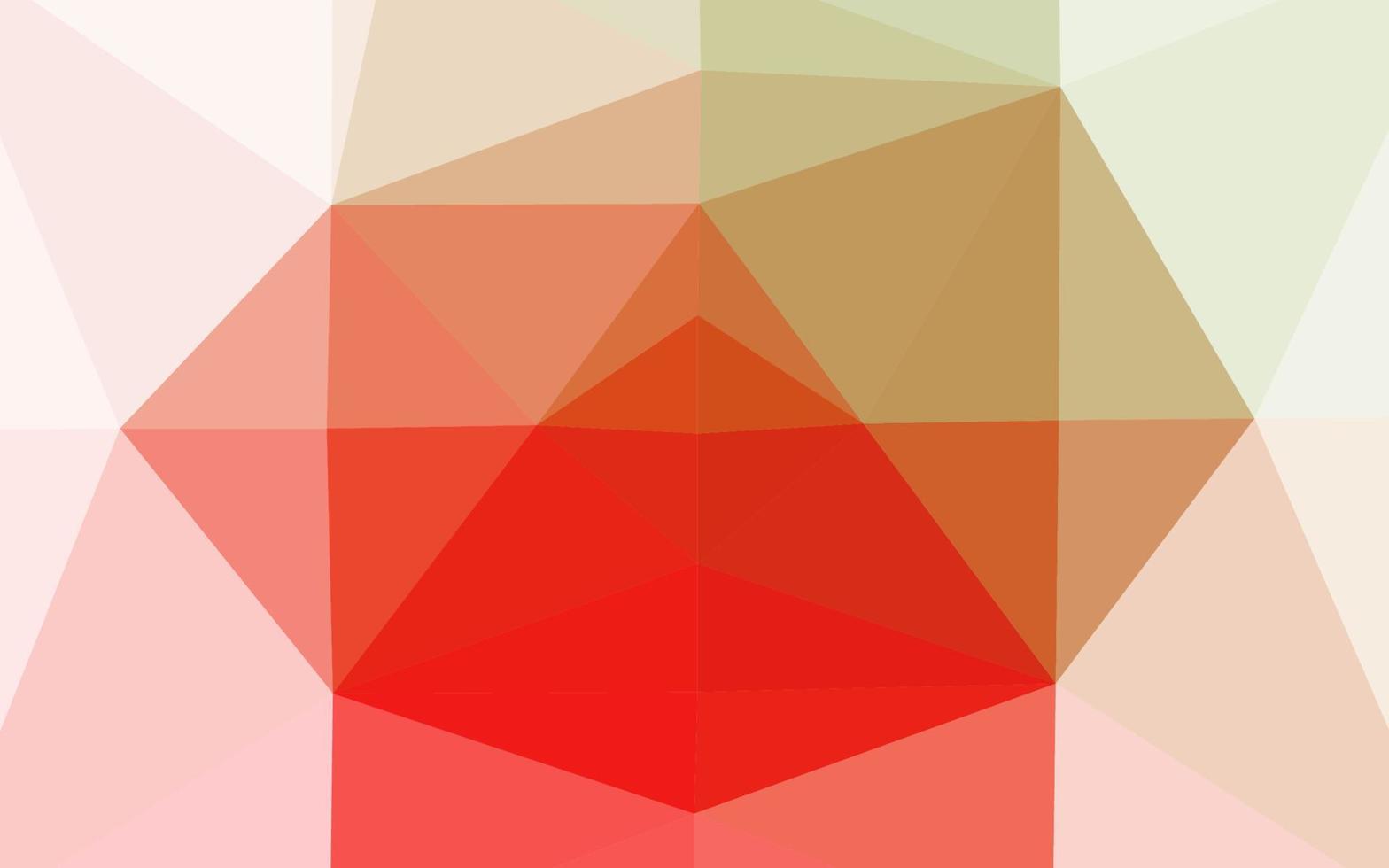 mise en page low poly vecteur vert clair, rouge.