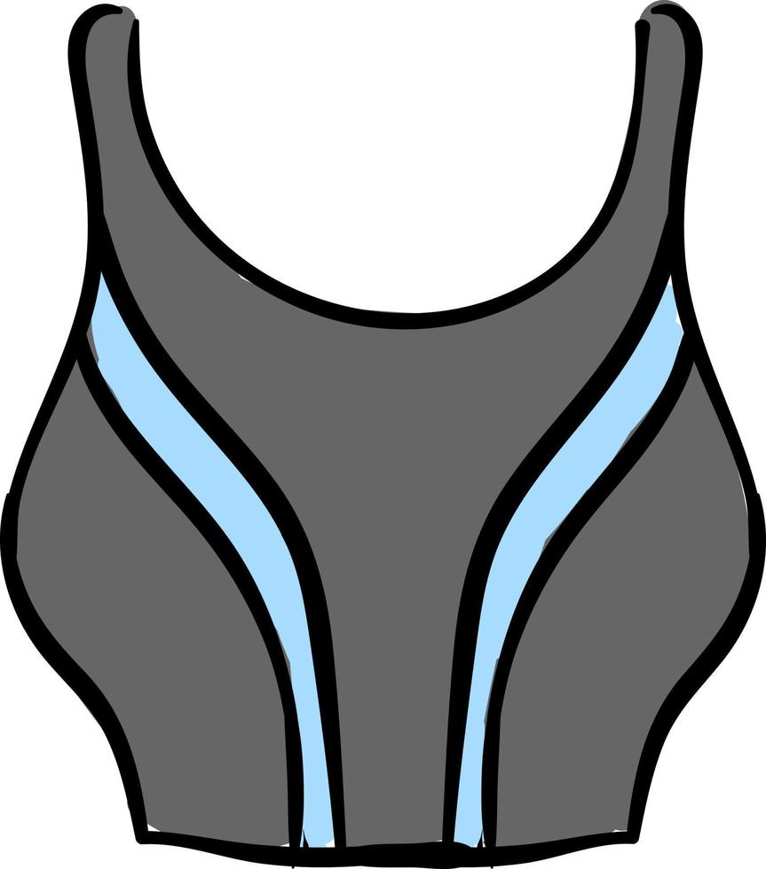 maillot de bain femme, illustration, vecteur sur fond blanc.