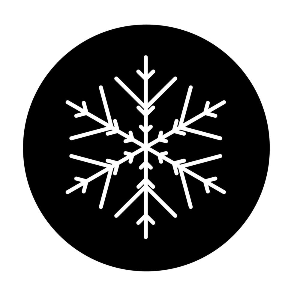 icône de vecteur hiver flocon de neige. illustration pour le web
