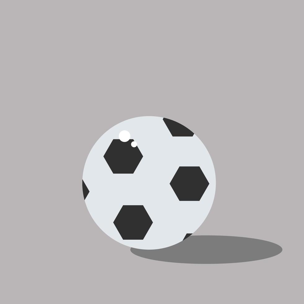 football, illustration, vecteur sur fond blanc.