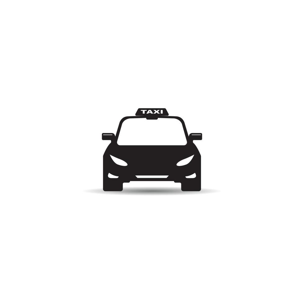 logo d'icône de taxi, dessin vectoriel
