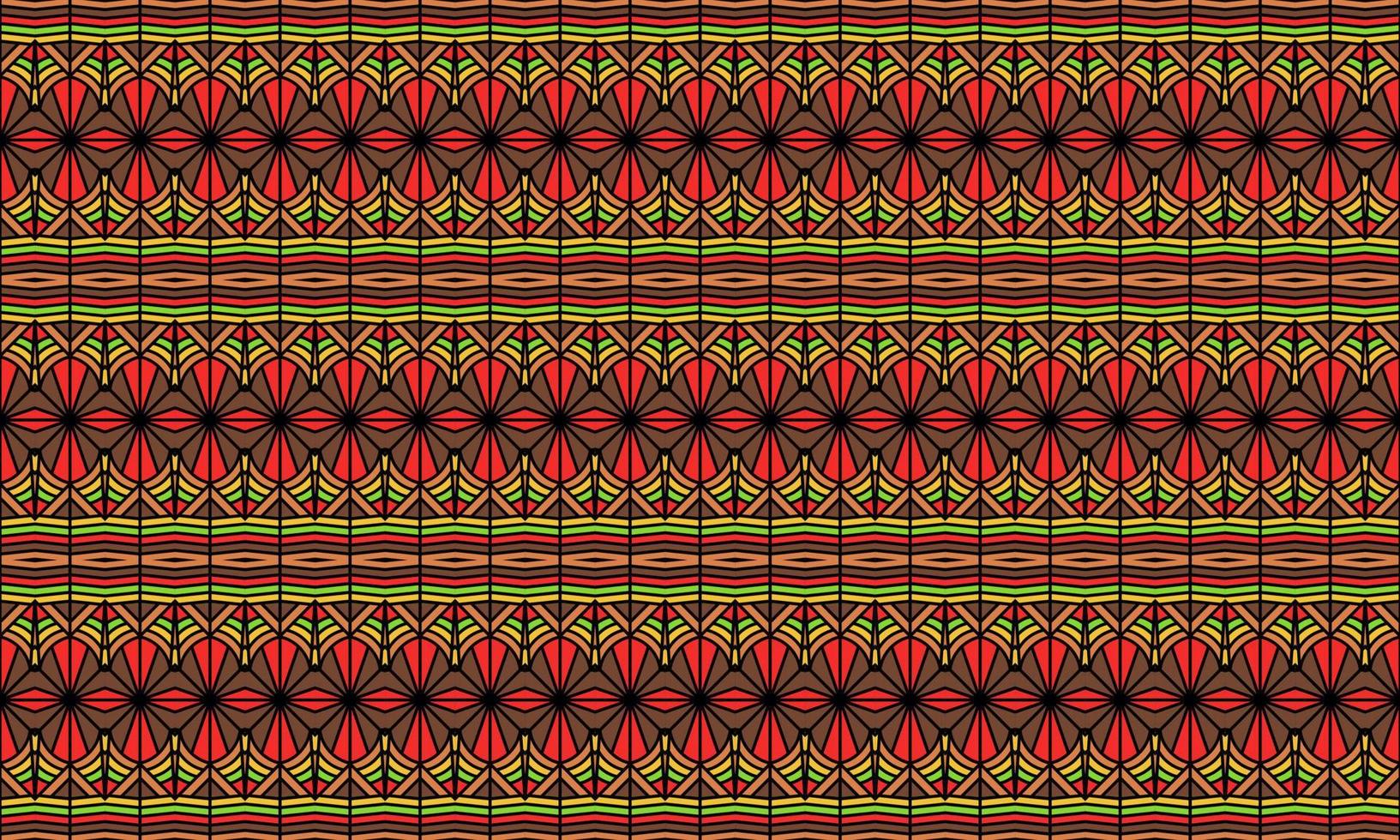 fond de motif ethnique batik moderne élégant vecteur