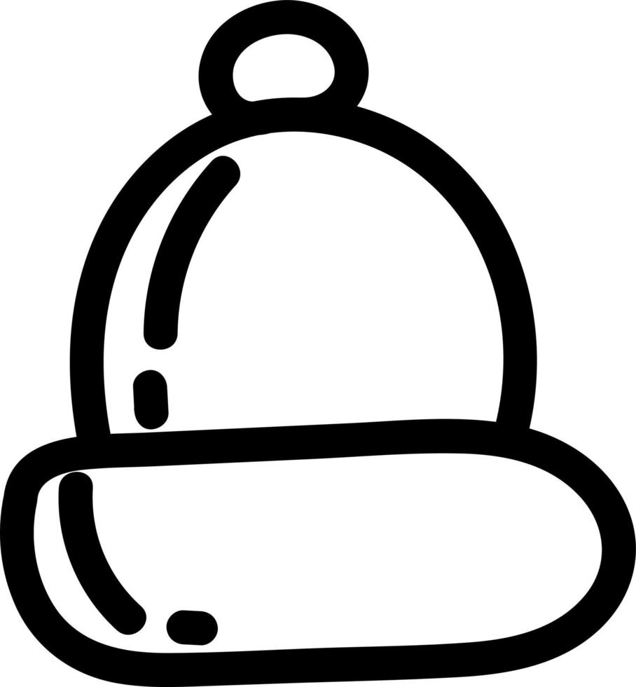 chapeau de bébé, illustration, vecteur sur fond blanc.