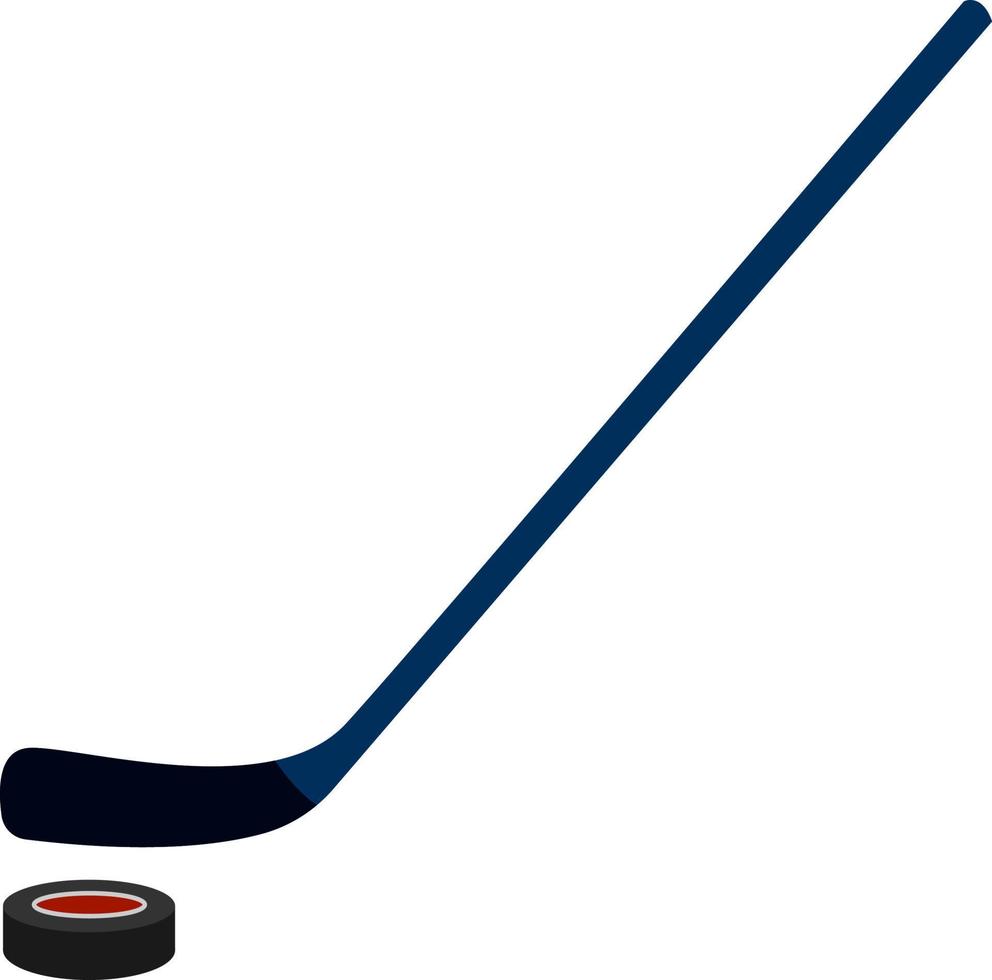 hockey, illustration, vecteur sur fond blanc.