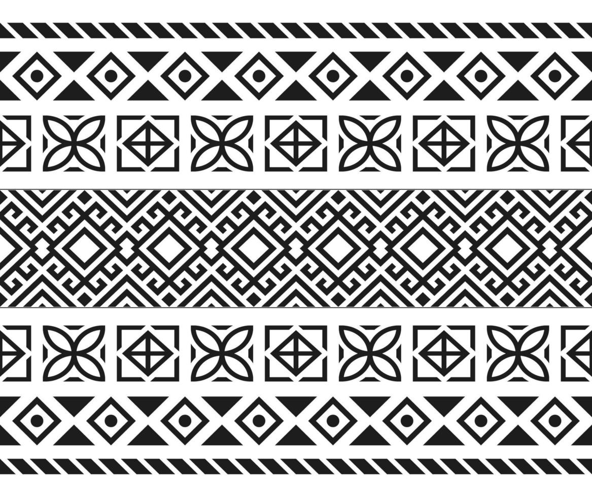 motif tribal ethnique aztèque sans soudure. arrière-plan pour tissu, papier peint, modèle de carte, papier d'emballage, tapis, textile, couverture. motif de style ethnique vecteur
