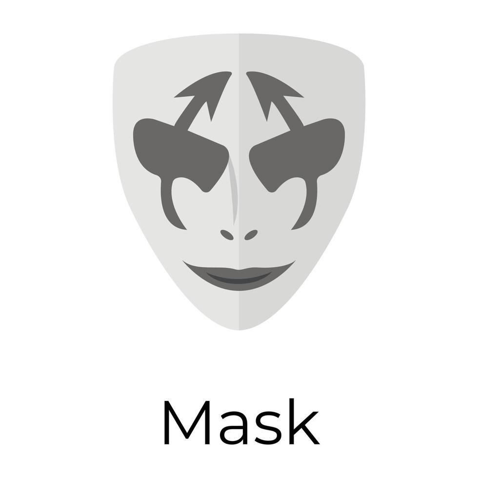 concepts de masque à la mode vecteur