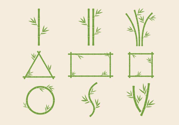 Bamboo Tiges gratuit Vector