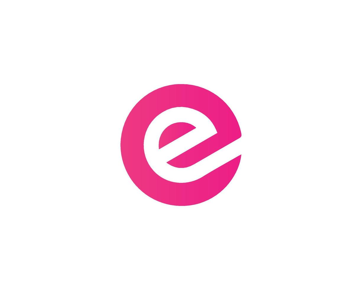 modèle de vecteur de conception de logo ee