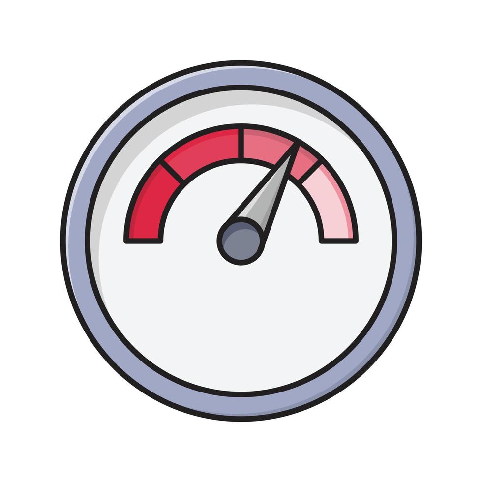 illustration vectorielle de compteur sur un fond. symboles de qualité premium. icônes vectorielles pour le concept et la conception graphique. vecteur