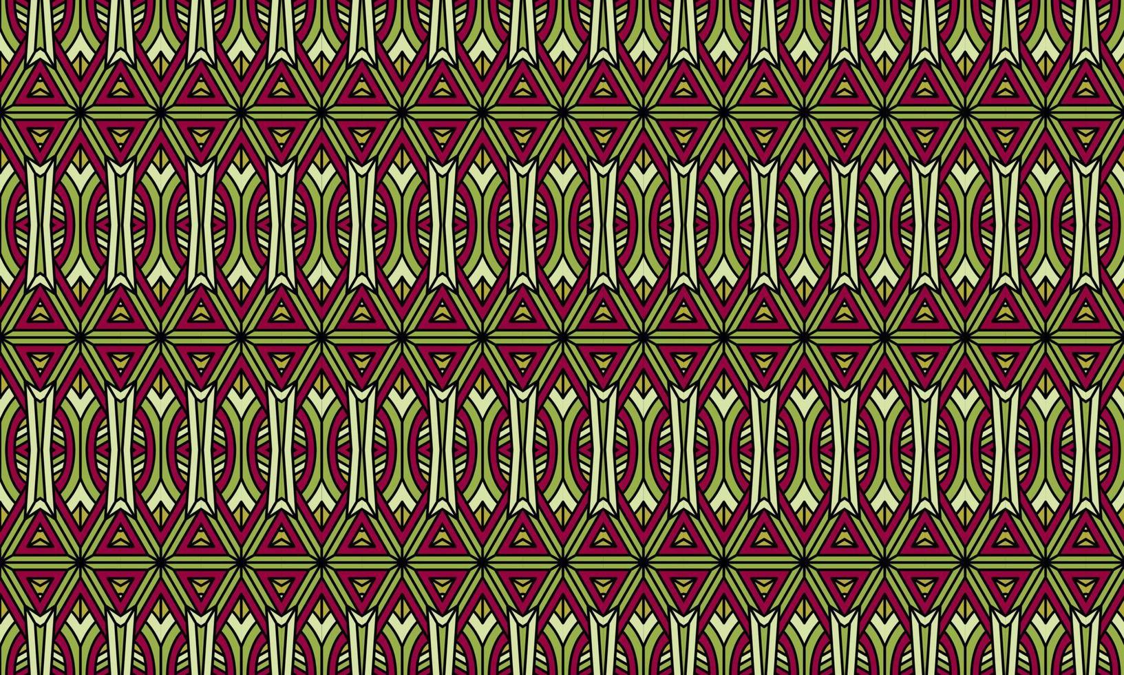 fond de motif ethnique batik moderne élégant vecteur