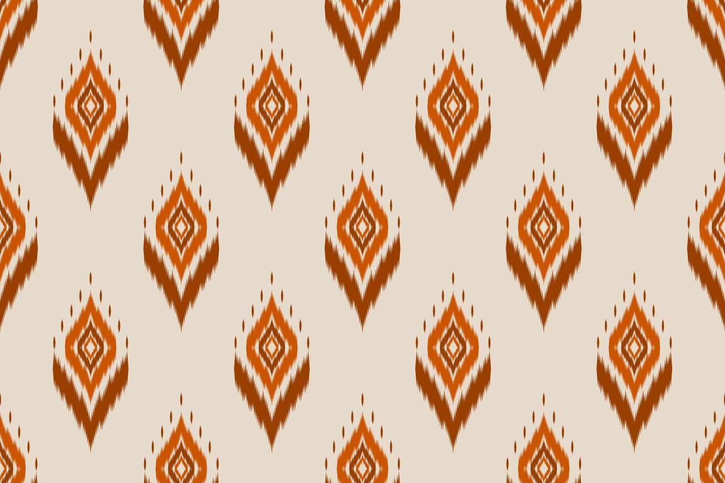 motif harmonieux d'ikat ethnique géométrique en tribal. tissu ethnique motif ikat art. façon mexicaine. vecteur