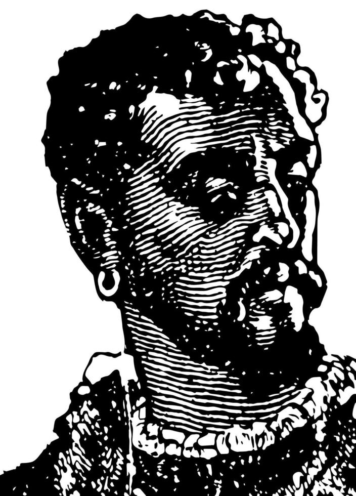 othello, illustration vintage vecteur