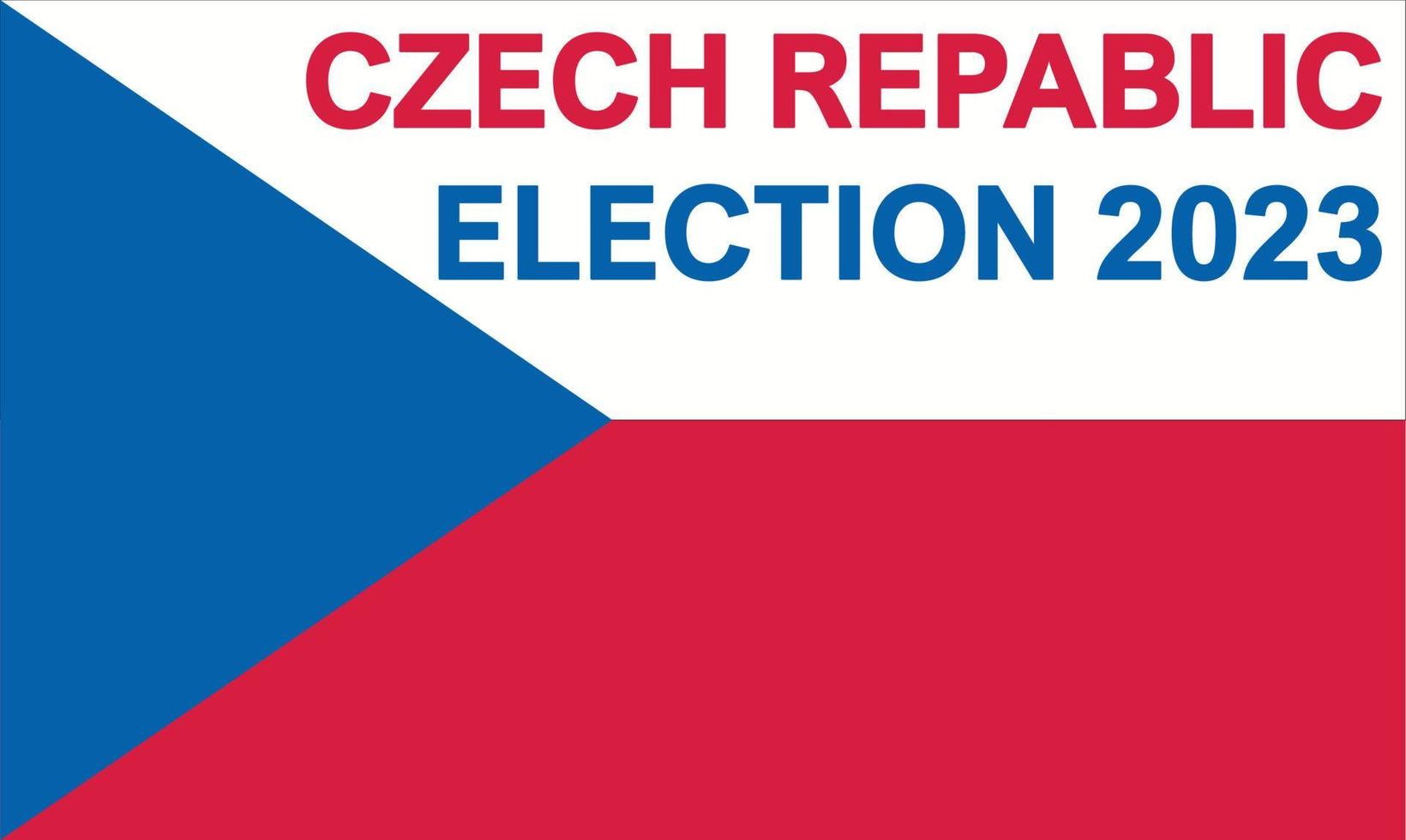 jour des élections tchèques. président, parlement. fête nationale vecteur