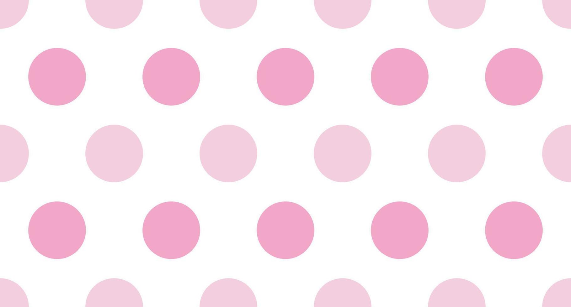 motif à pois sans couture. texture répétitive de vecteur. pois avec fond pastel de couleur. motif à pois rose. texture d'emballage de polka rose. illustration vectorielle vecteur