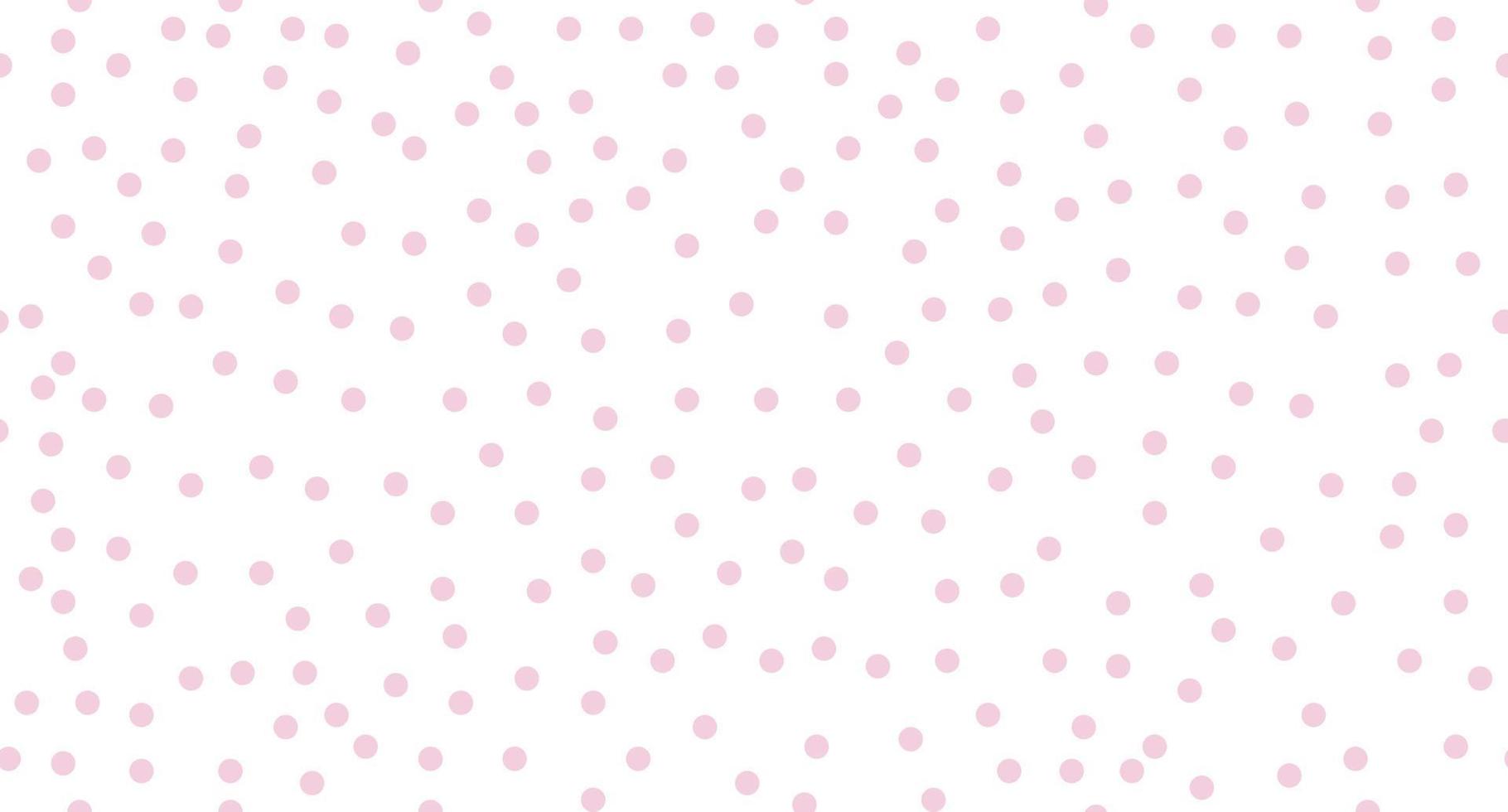 motif à pois sans couture. texture répétitive de vecteur. pois avec fond pastel de couleur. motif à pois rose. texture d'emballage de polka rose. illustration vectorielle vecteur