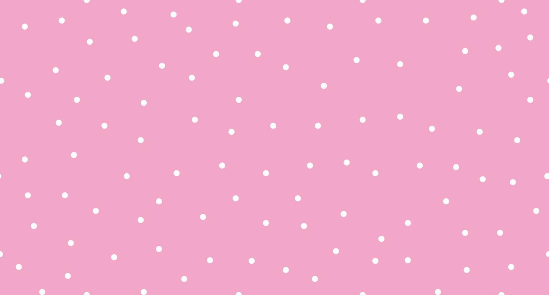 motif à pois sans couture. texture répétitive de vecteur. pois avec fond pastel de couleur. motif à pois rose. texture d'emballage de polka rose. illustration vectorielle vecteur