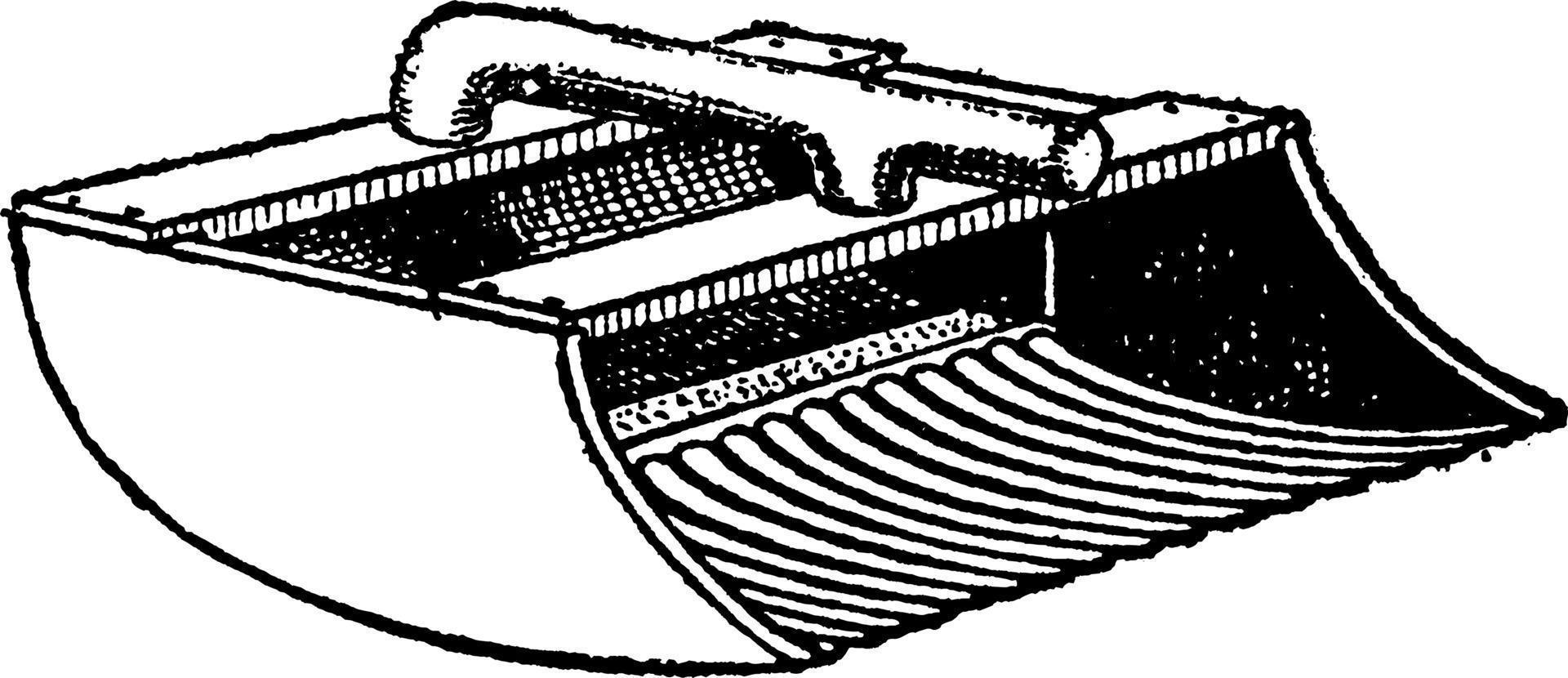 boule de canneberge, illustration vintage. vecteur
