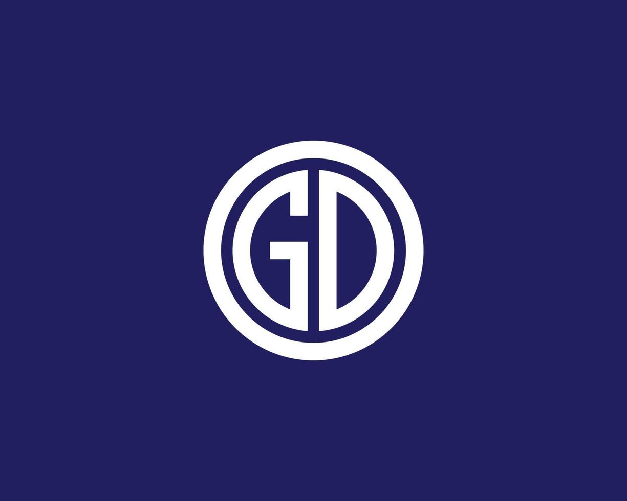 modèle de vecteur de conception de logo gd dg