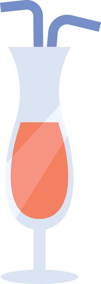 cocktail de vacances, icône illustration, vecteur sur fond blanc