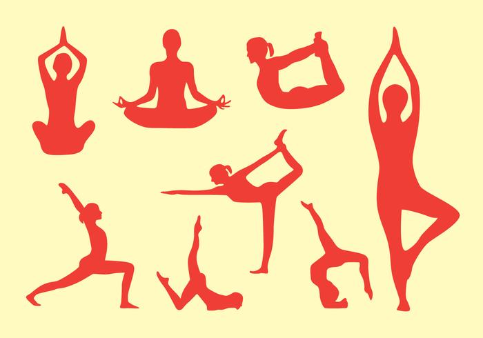 Yoga Pose Pack Vector