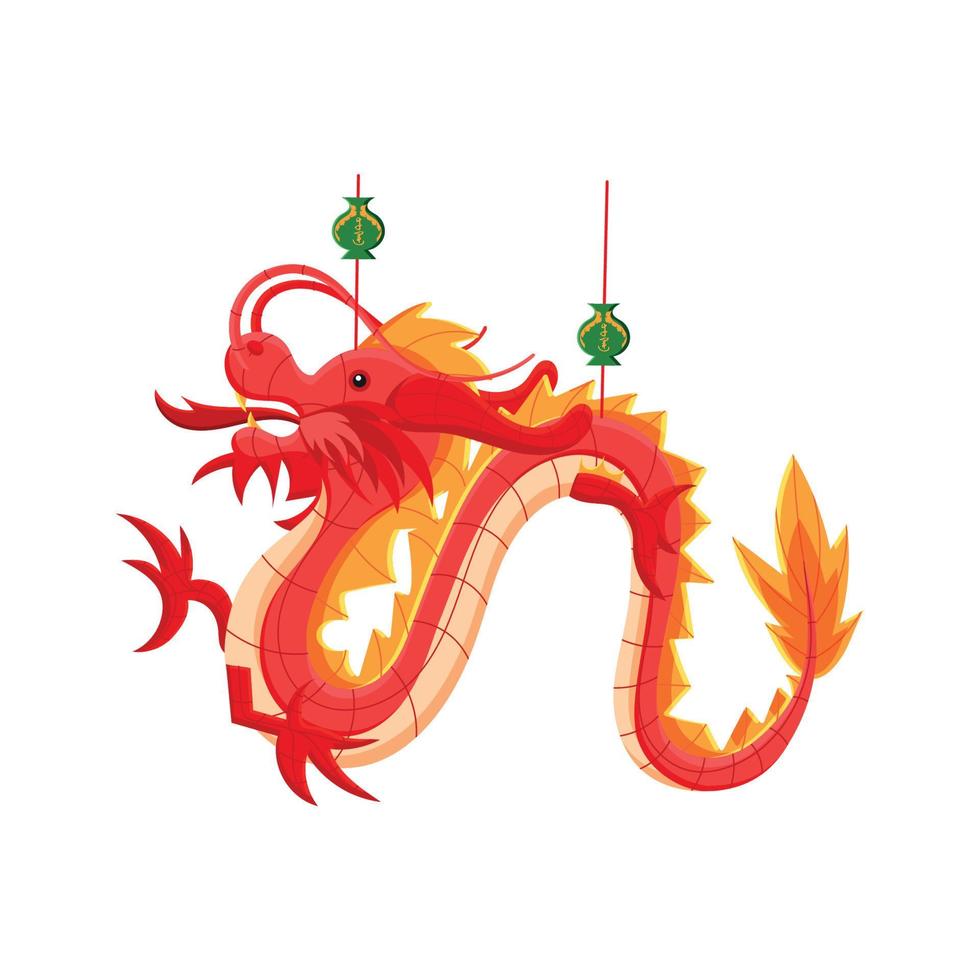 illustration vectorielle de lanterne chinoise vecteur