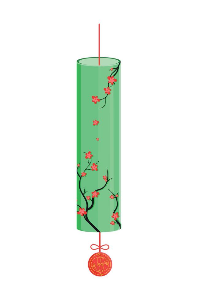 illustration vectorielle de lanterne chinoise vecteur